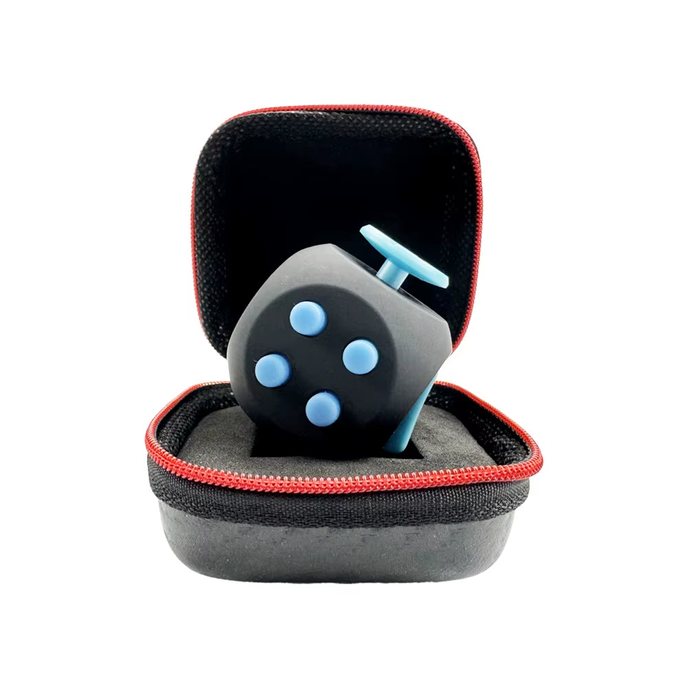 Fidget Cube EDC anti Stress Relief Toys Anxiety Antistress Sensory Fidgeting Dice Toy for Kids Adults Autism ADHD Focus 12 Sides
