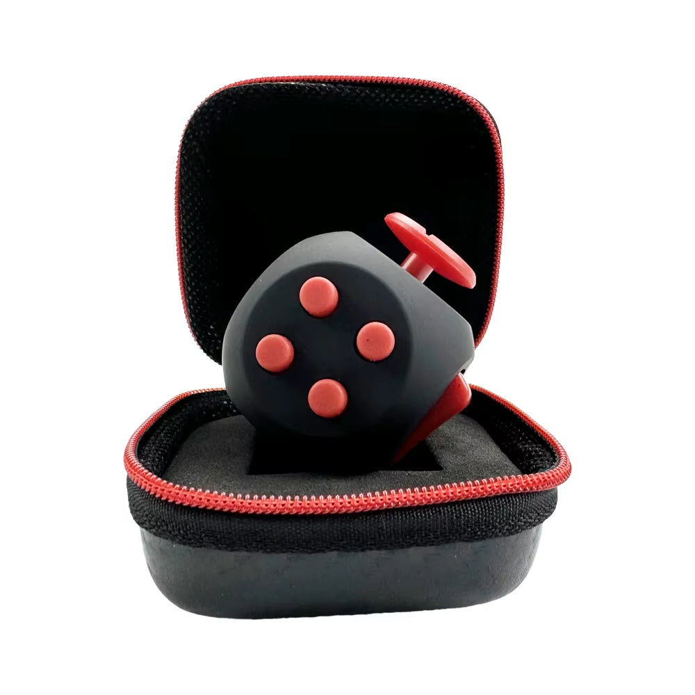 Fidget Cube EDC anti Stress Relief Toys Anxiety Antistress Sensory Fidgeting Dice Toy for Kids Adults Autism ADHD Focus 12 Sides